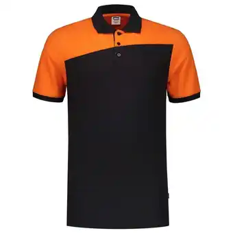 Welkoop Tricorp Bicolor Naden - Poloshirt - Zwart/Oranje aanbieding