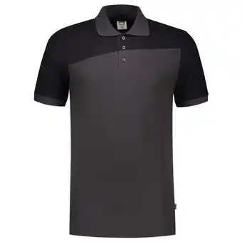 Welkoop Tricorp Bicolor Naden - Poloshirt - Donkergrijs/Zwart aanbieding