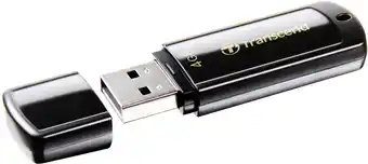 Conrad Transcend JetFlash 350 USB-stick 4 GB Zwart TS4GJF350 USB-A 2.0 aanbieding