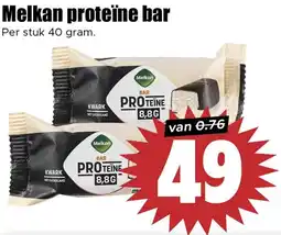 Dirk Melkan proteïne bar aanbieding