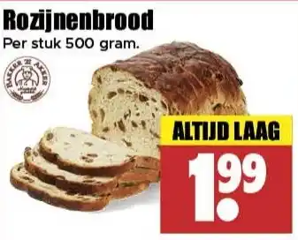 Dirk Rozijnenbrood aanbieding