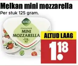 Dirk Melkan mini mozzarella aanbieding