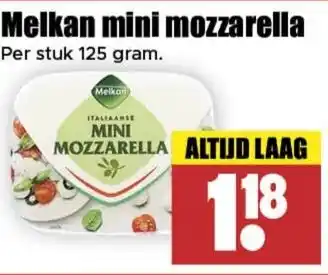 Dirk Melkan mini mozzarella aanbieding