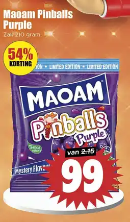 Dirk Maoam Pinballs Purple aanbieding