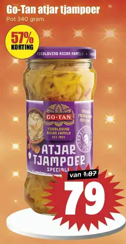Dirk Go-Tan atjar tjampoer aanbieding
