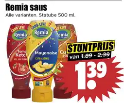 Dirk Remia saus aanbieding