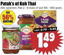 Dirk Patak's of Koh Thai aanbieding