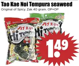Dirk Tao Kae Noi Tempura seaweed aanbieding