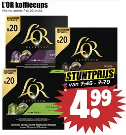 Dirk L'OR koffiecups aanbieding