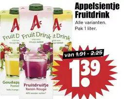 Dirk Appelsientje Fruitdrink aanbieding