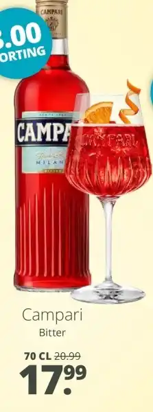 Mitra Campari Bitter aanbieding