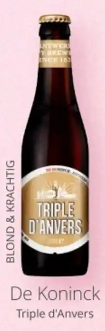 Mitra De Koninck Triple d'Anvers aanbieding