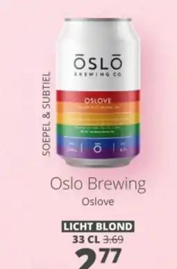 Mitra Oslo Brewing Oslove aanbieding