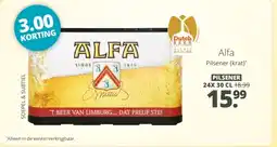 Mitra Alfa Pilsener krat aanbieding