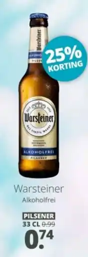 Mitra Warsteiner Alkoholfrei aanbieding