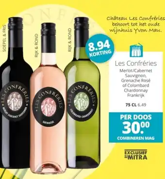 Mitra Les Confréries aanbieding