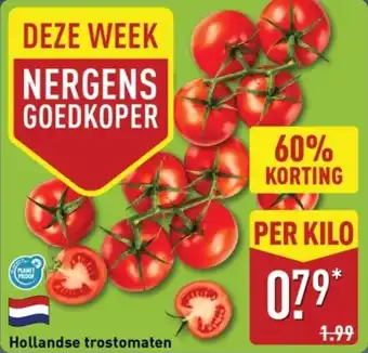ALDI Hollandse Trostomaten aanbieding