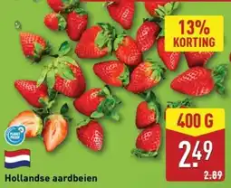 ALDI Hollandse aardbeien aanbieding
