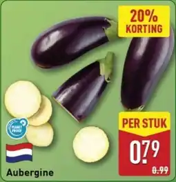 ALDI Aubergine aanbieding