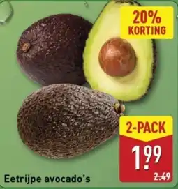 ALDI Eetrijpe Avocado's aanbieding