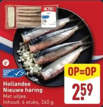 ALDI Hollandse Nieuwe haring aanbieding