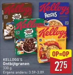 ALDI Kellogg's ontbijtgranen aanbieding