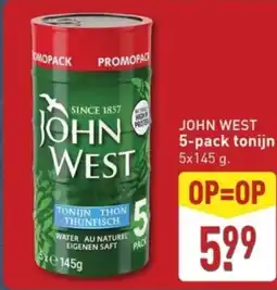 ALDI John West 5 pack tonijn aanbieding