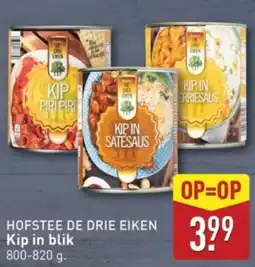 ALDI Hofstee De Drie Eiken Kip in Blik aanbieding