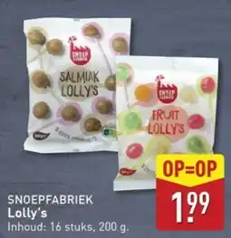 ALDI Snoepfabriek Lolly's aanbieding