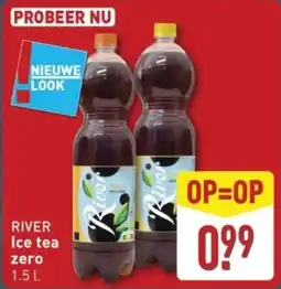 ALDI River ice tea zero aanbieding
