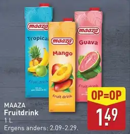 ALDI Maaza fruitdrink aanbieding