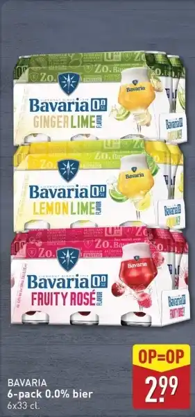ALDI Bavaria 6-pack 0.0% bier aanbieding