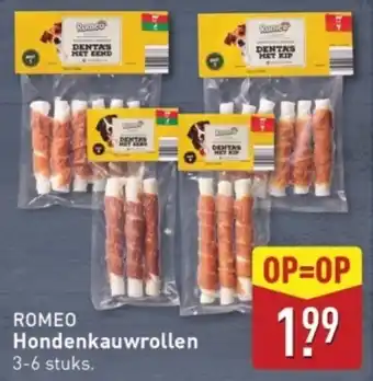 ALDI Romeo Hondenkauwrollen aanbieding