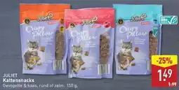 ALDI Juliet Kattensnacks aanbieding