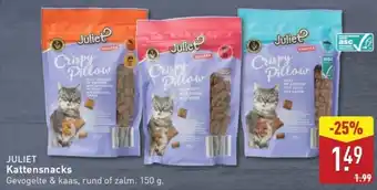 ALDI Juliet Kattensnacks aanbieding