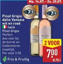 ALDI Pinot Grigio delle venezie wit en rose aanbieding