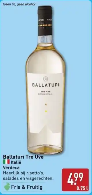 ALDI Ballaturi Tre Uve aanbieding