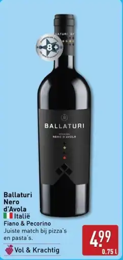 ALDI Ballaturi Nero d'Avola aanbieding