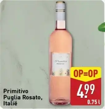 ALDI Primitivo Puglia Rosato Italië aanbieding