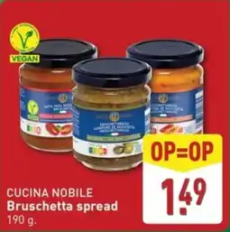 ALDI Cucina nobile bruschetta spread aanbieding