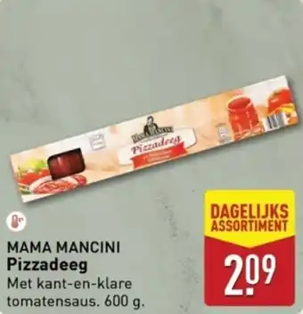ALDI Mama mancini pizzadeeg aanbieding