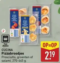 ALDI Cucina pizzabroodjes aanbieding