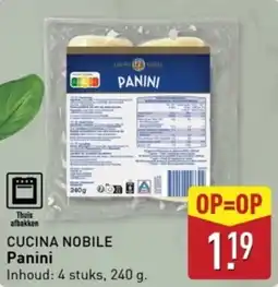 ALDI Cucina nobile panini aanbieding