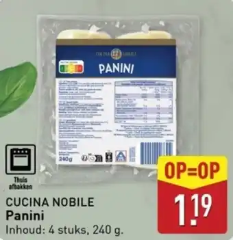 ALDI Cucina nobile panini aanbieding