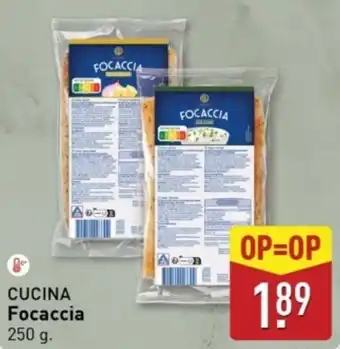 ALDI Cucina focaccia aanbieding