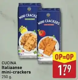 ALDI Cucina italiaanse mini crackers aanbieding