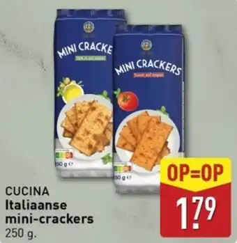 ALDI Cucina italiaanse mini crackers aanbieding