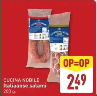 ALDI Cucina nobile italiaanse salami aanbieding