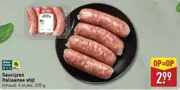 ALDI Saucijzen Italiaanse stijl aanbieding