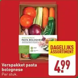 ALDI Verspakket pasta bolognese aanbieding